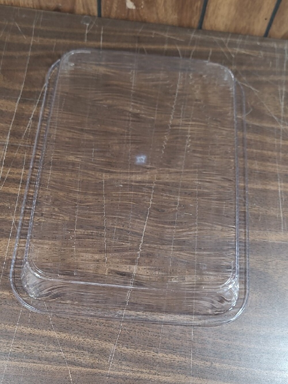Clear Rectangular Plastic Food Tray - Picture 3 of 4